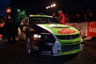 Rallye Český Krumlov: Představení posádek na nádvoří pivovaru Eggenberg - Valoušek / Hrůza